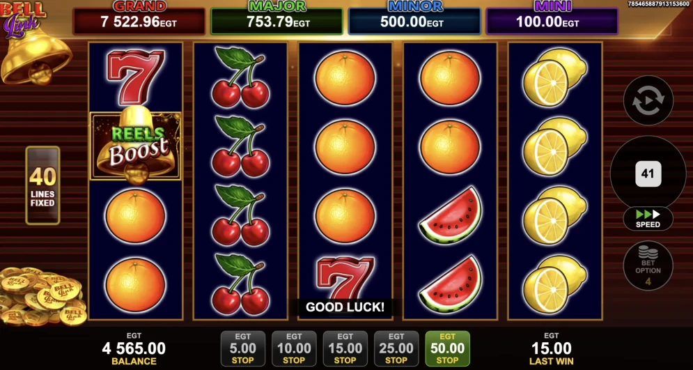 40 Super Hot Bell Link Slot