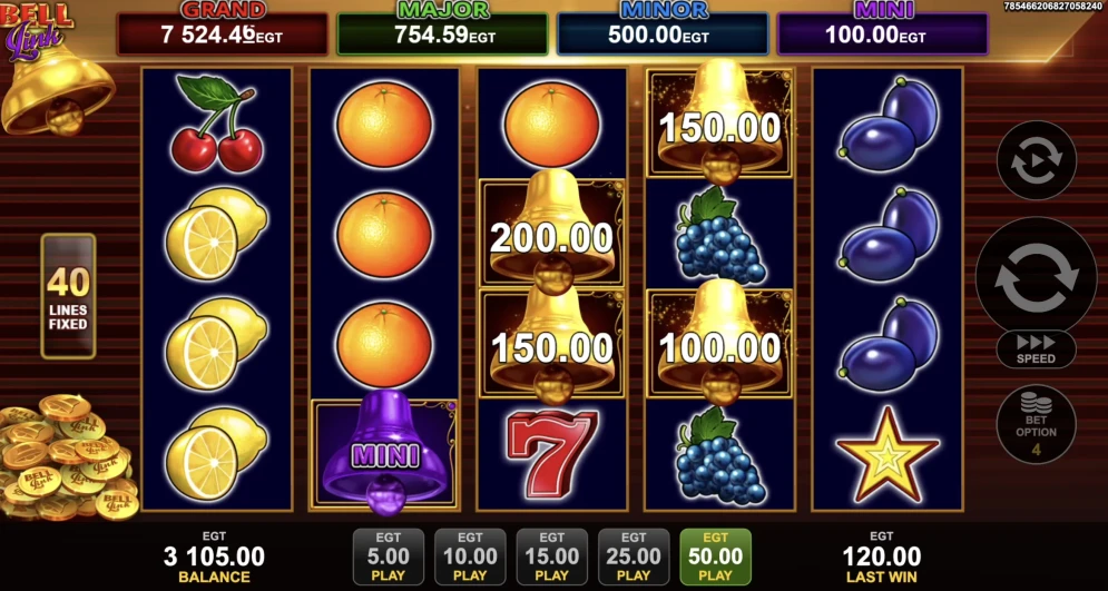 40 Super Hot Bell Link Slot