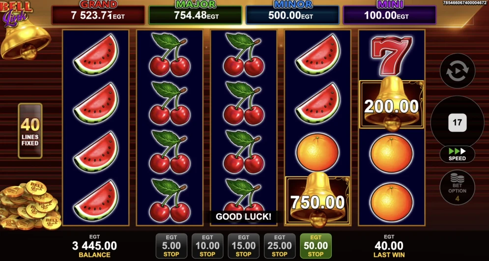 40 Super Hot Bell Link Slot