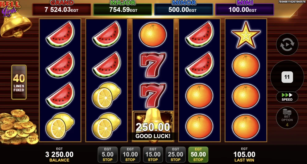 40 Super Hot Bell Link Slot