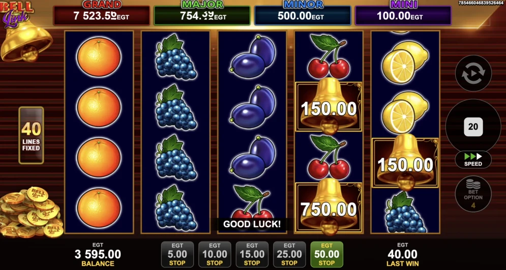 40 Super Hot Bell Link Slot